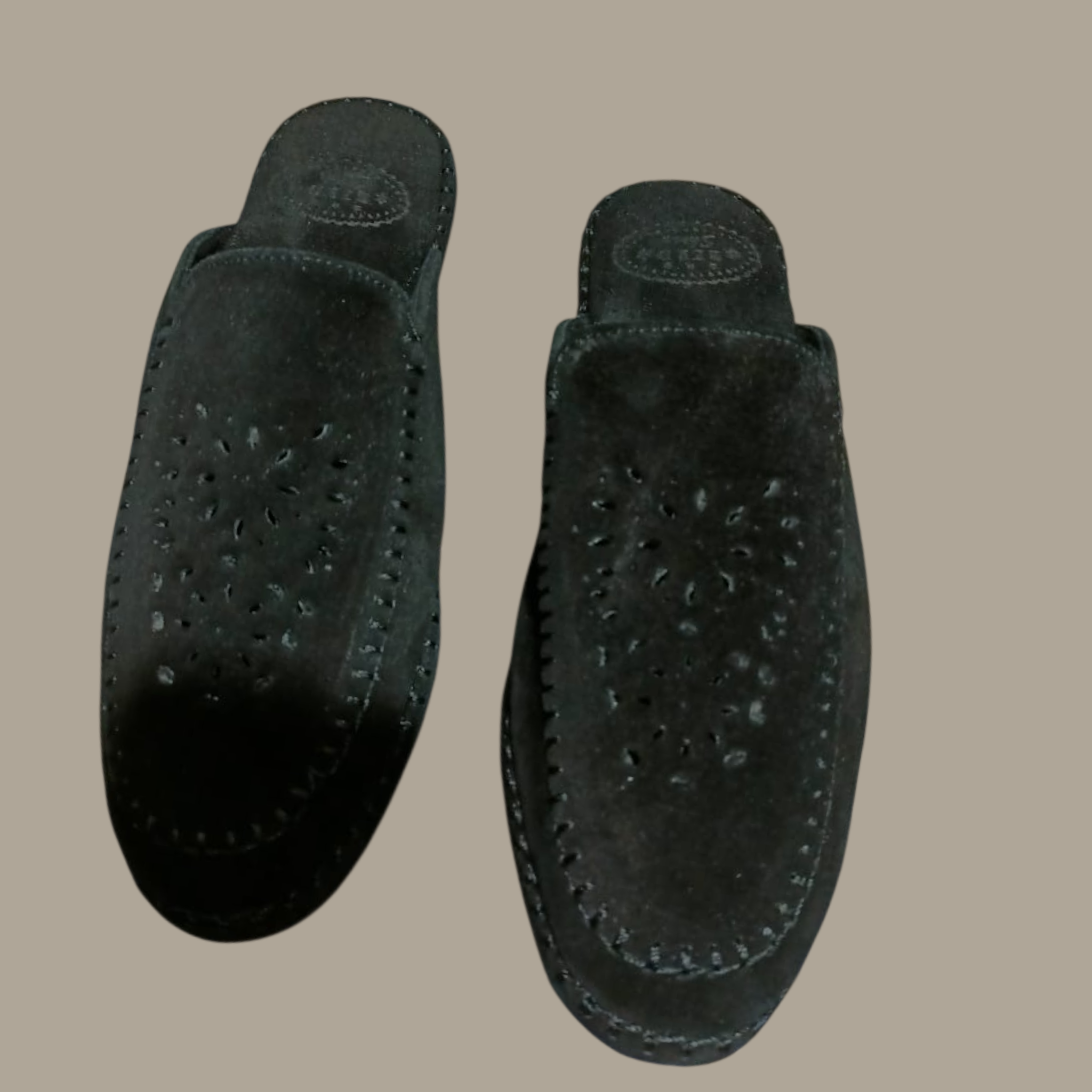 Mules confort (faux daim)