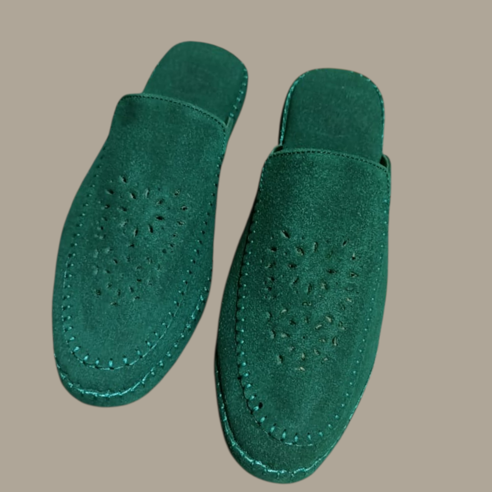 Mules confort (faux daim)