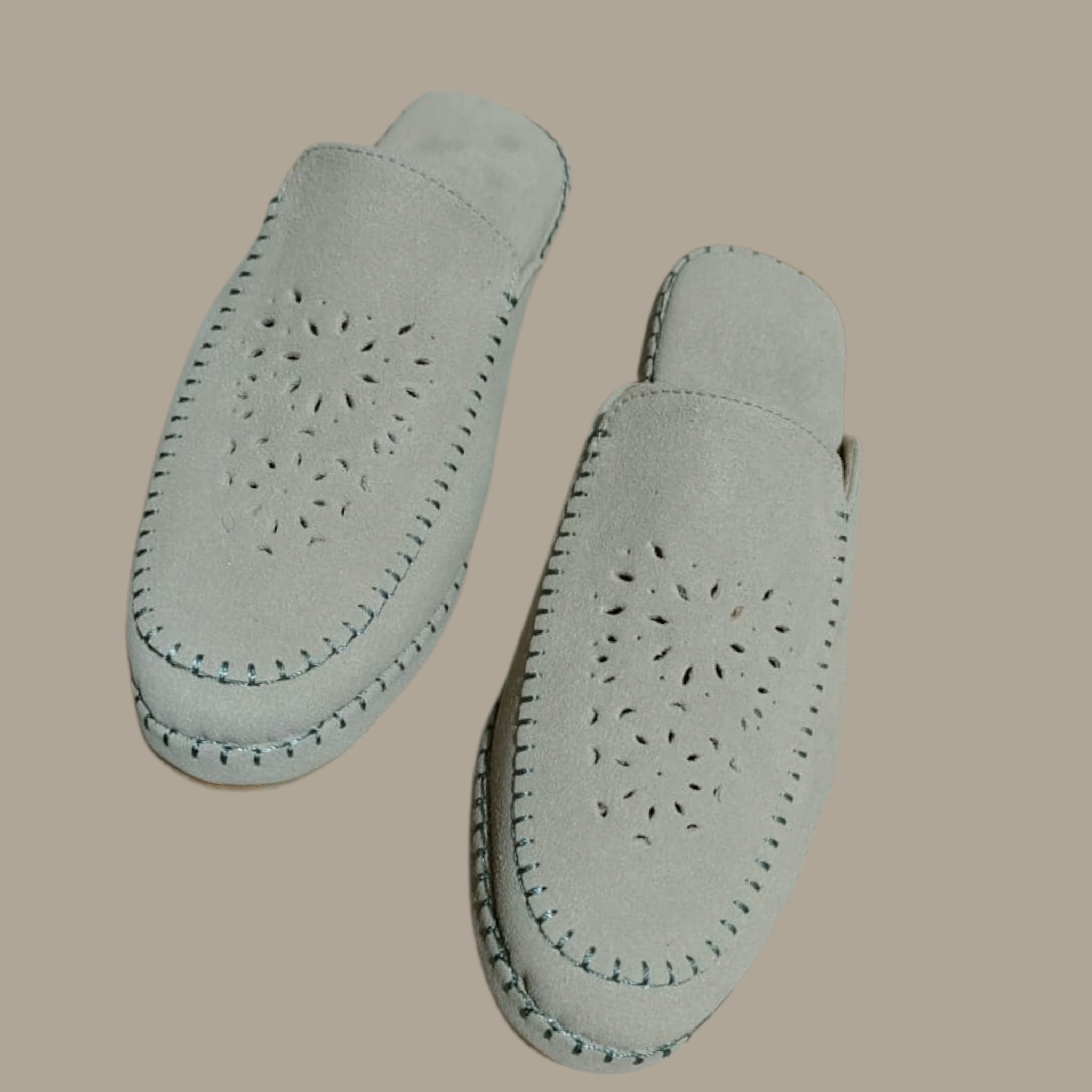 Mules confort (faux daim)
