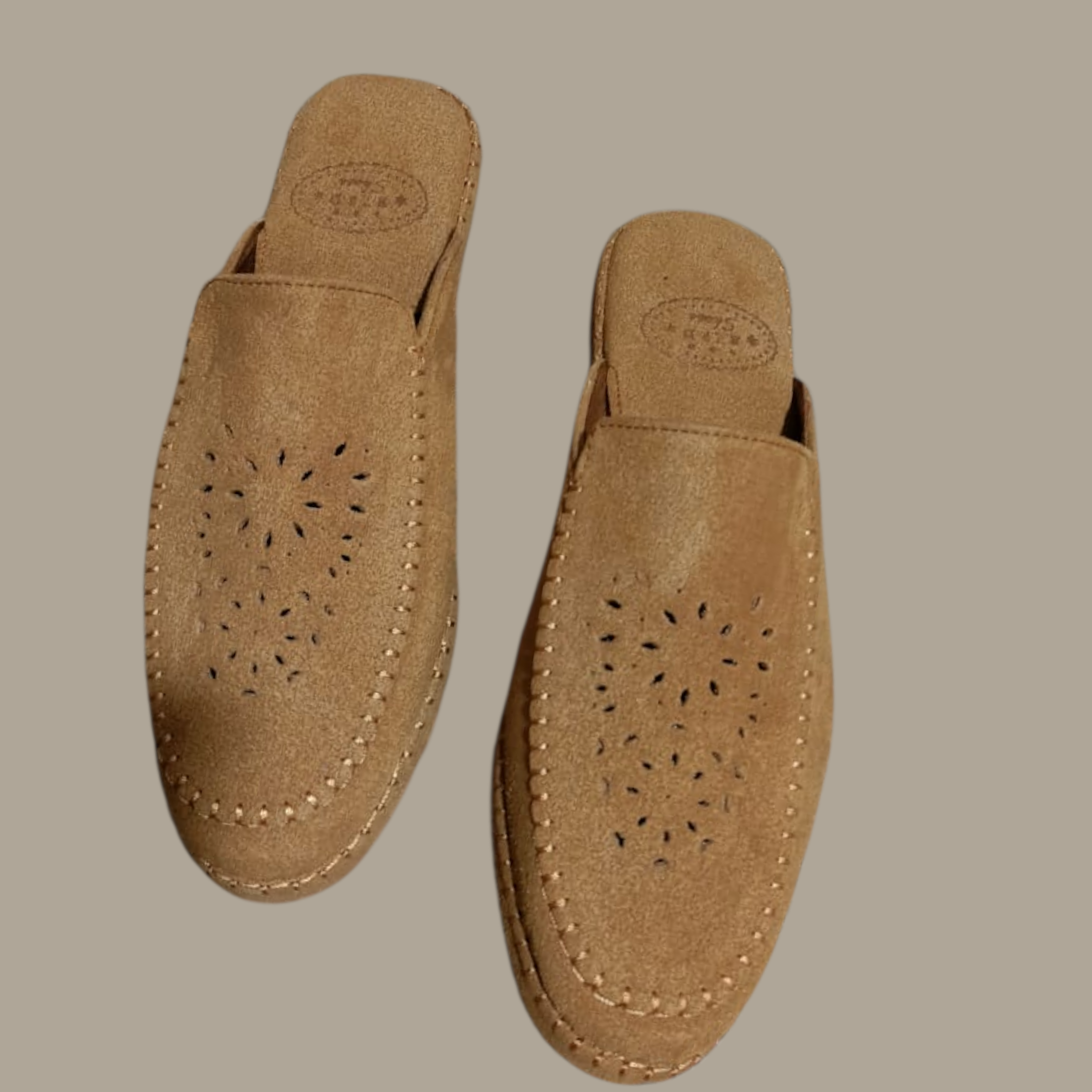 Mules confort (faux daim)
